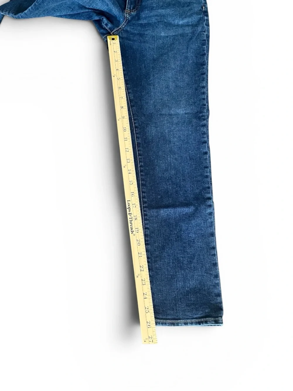 Gap Boys Stretch Athletic Taper Jeans Size 14 Regular Dark Wash Blue Denim